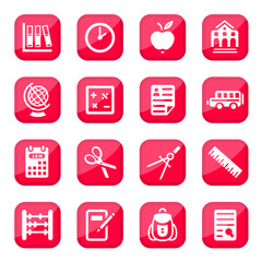 school and education icons