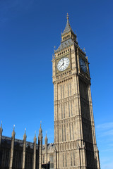 Fototapeta na wymiar Big Ben and The Houses of Parliament