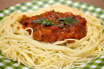 pasta with tomato sauce