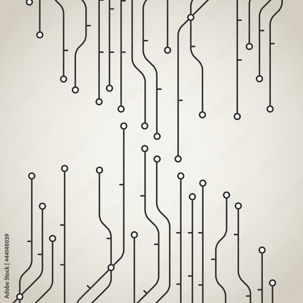 Aufkleber Abstract metro scheme background