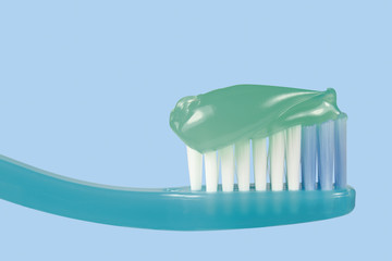 Toothbrush with toothpaste