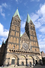 Fototapeta na wymiar Bremen Katedra Saint Pierre 1