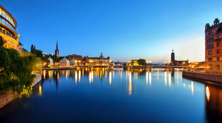 Fototapeta na wymiar . Stockholm Cityscape