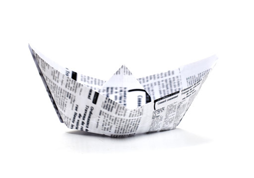 journal journaux bateau origami voyage maritime