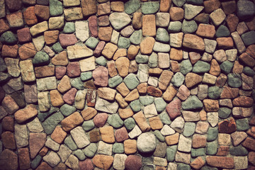 Background of stone wall texture ,Vintage style