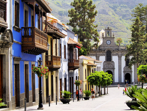 Fototapeta Teror, Gran Canaria, Canary Islands, Spain