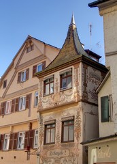 Fototapeta na wymiar tradycyjne niemieckie domy