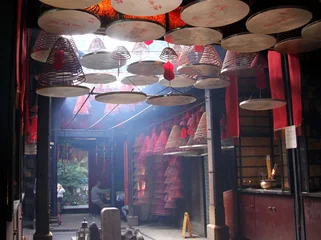 Fotobehang temple de hong kong © Lotharingia