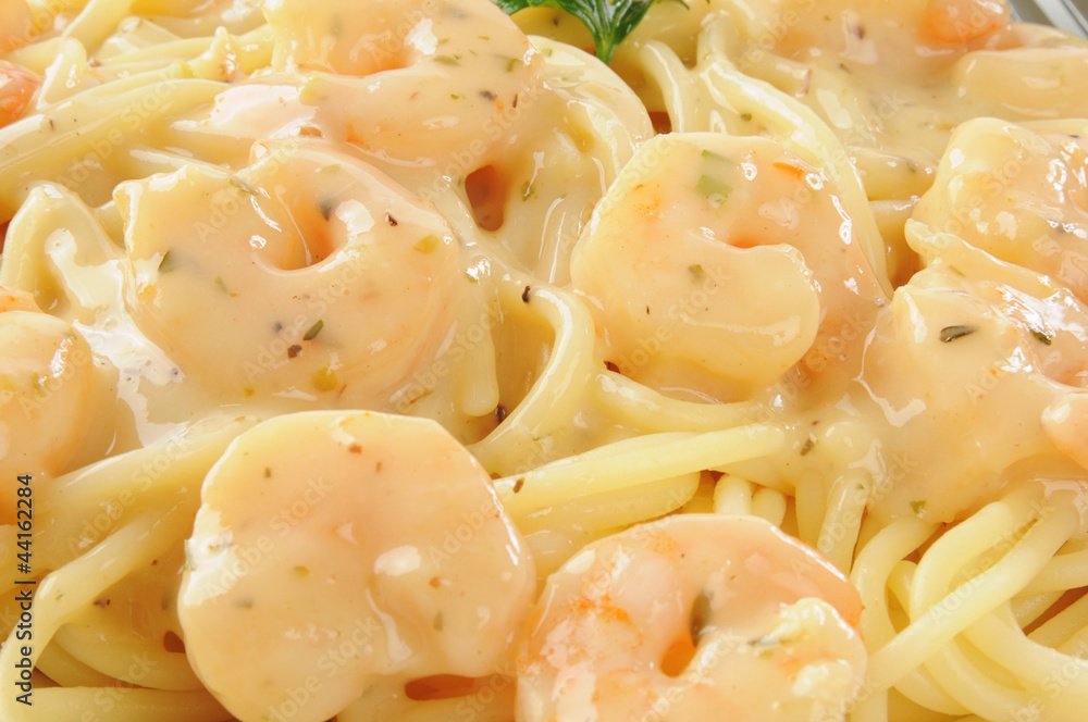 Canvas Prints shrimp scampi closeup