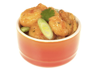 Crispy Prawns with Sweet Chilli Sauce