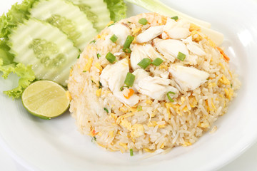 Thai crab fried rice, thai food