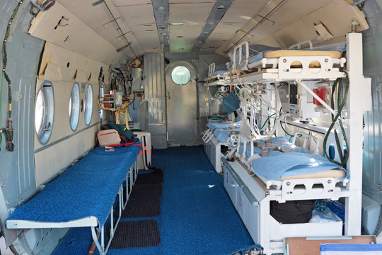 The medical helicopter