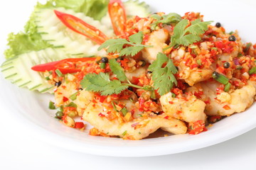 thai food, fish chili fire