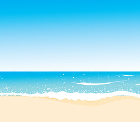 Wild beach