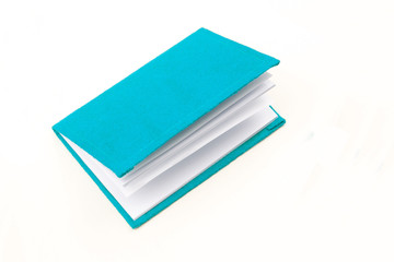 blue book isolated on white