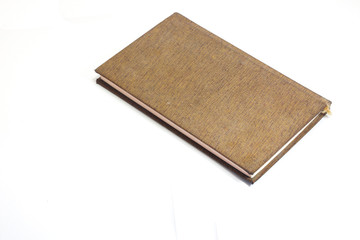 brown  book isolated on white