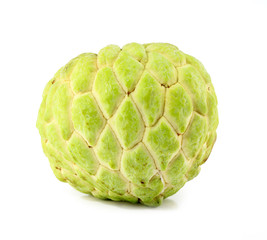 Custard apple isolated on white background