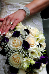Obraz na płótnie Canvas kwiat tle ślub