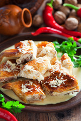 Roasted chicken