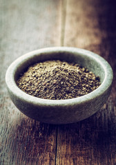 Ground black pepper