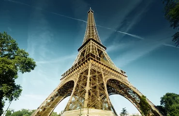 Raamstickers Eiffel Tower, Paris, France © Iakov Kalinin