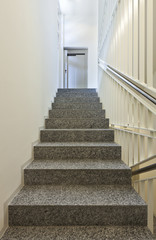 Fototapeta na wymiar interior building, staircase in granite