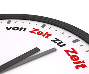 von zeit zu zeit
