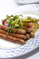 sausage with potatoes and cabbage