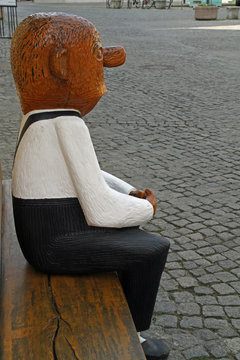 Loriot-Denkmal in Brandenburg a.d. Havel