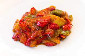 Mix-Gemüse,Paprika,Tomaten- gegrillt