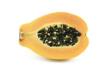 Half of papaya
