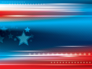 Abstract bright background with stars