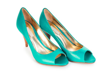 Female shoes in fashion concept