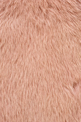 ピンク色の毛皮素材