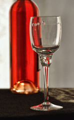 wine glass closeup