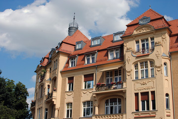 Fototapeta na wymiar Gebäude in Cottbus
