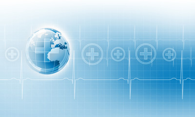 Heart beat illustration