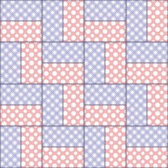 patchwork background with different patterns