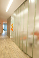 Dental clinic corridor