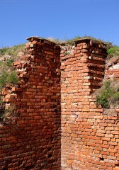 Old castle wall - corner