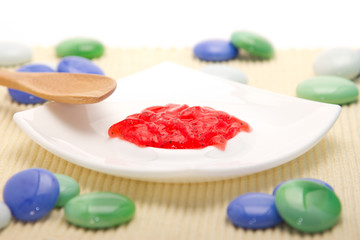 Natural  strawberry scrub