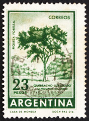 Postage stamp Argentina 1965 Red Quebracho Tree