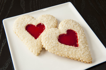 Two Valentines Cookies