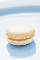 Macaron on a plate
