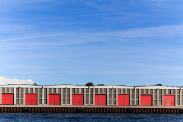 Fototapeta premium Warehouse at the docks