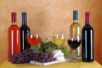 Uva, vino e formaggio