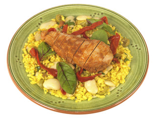 Spanish Style Chicken with Rice