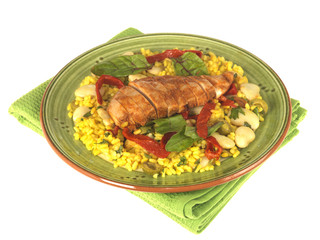 Spanish Style Chicken with Rice