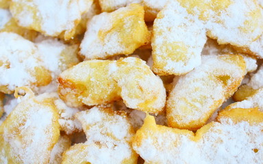 beignets tortelli,aux sucre