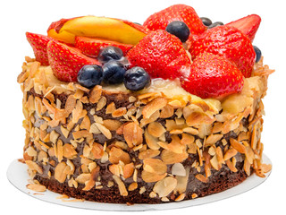 Cake isolated on white background